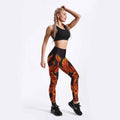 Rising Phoenix Yoga Workout Leggings – Women’s Fitness & Activewear Pants