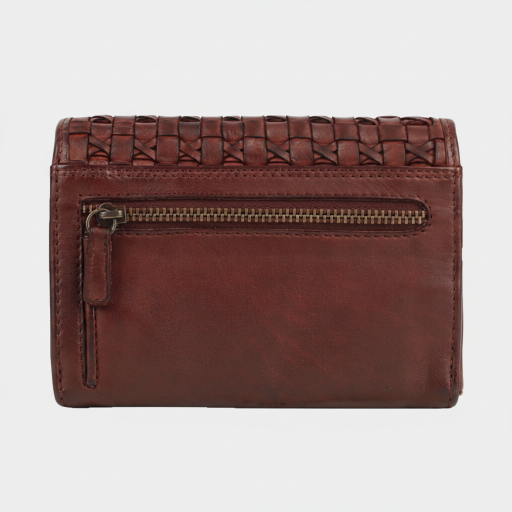 MET Women’s Leather Crosswoven Wallet