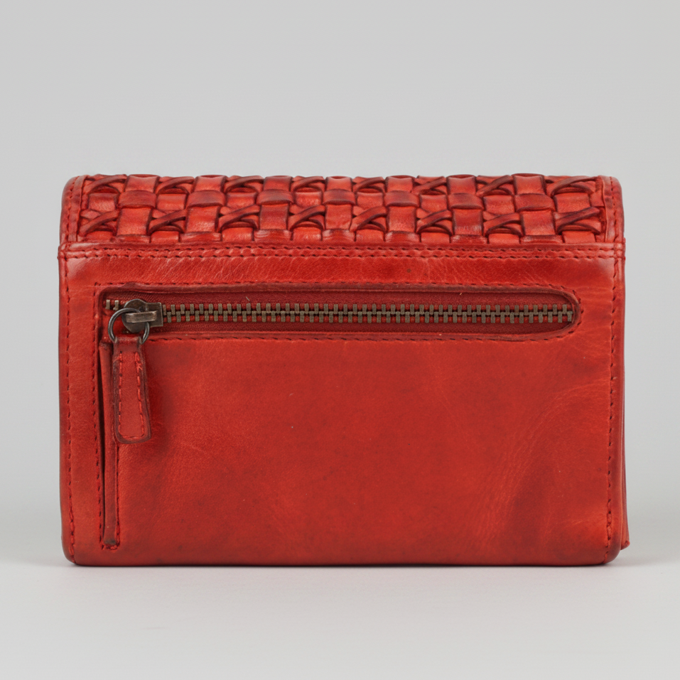 MET Women’s Leather Crosswoven Wallet
