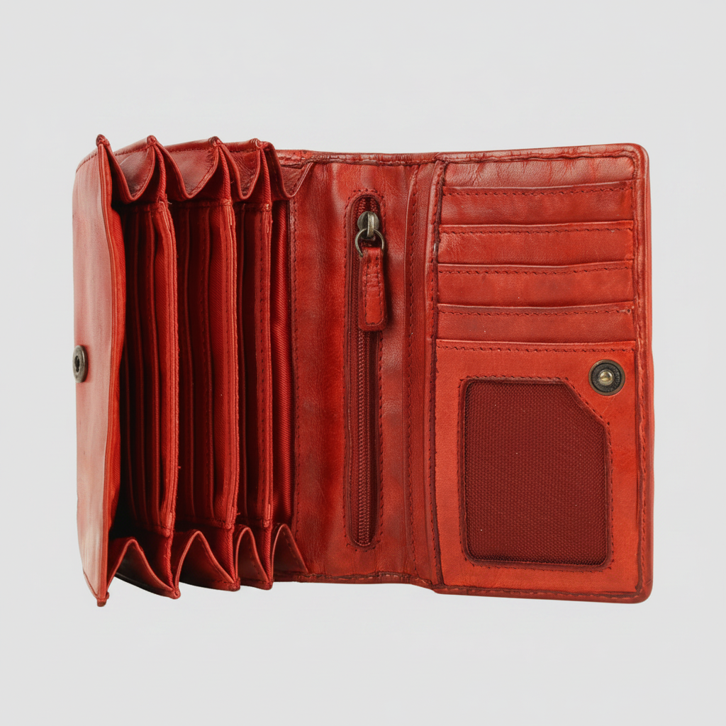 MET Women’s Leather Crosswoven Wallet