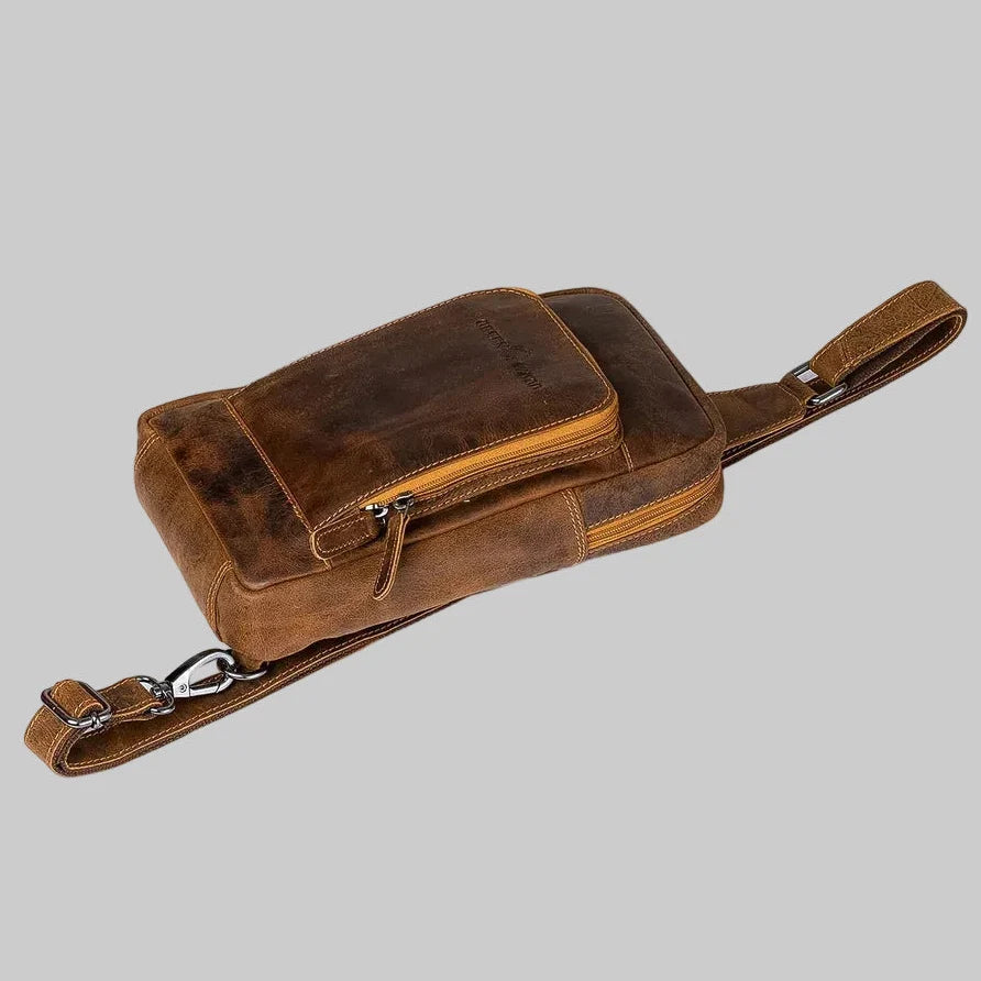 Greenwood Leather Hamilton Crossbody Bag Backpack
