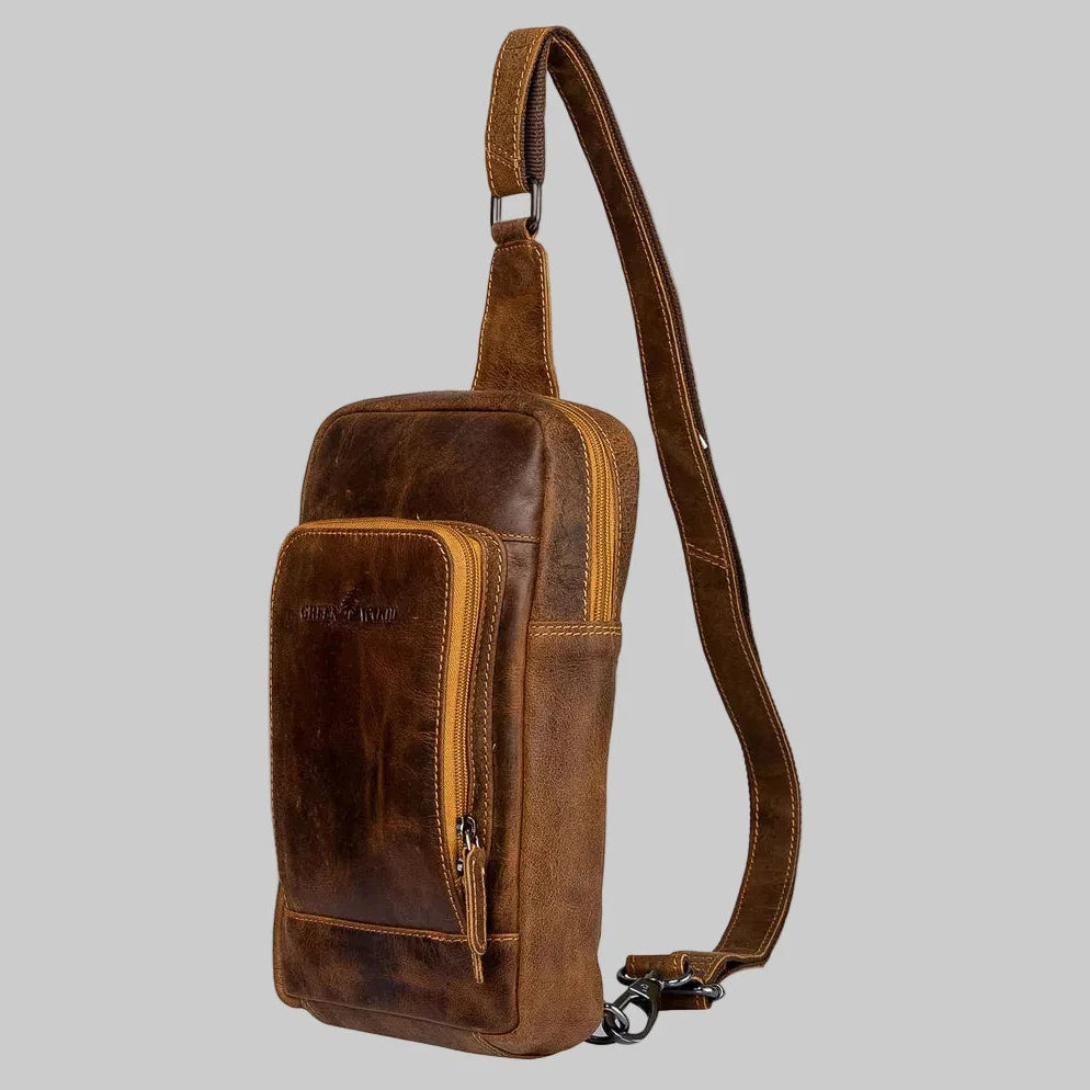 Greenwood Leather Hamilton Crossbody Bag Backpack