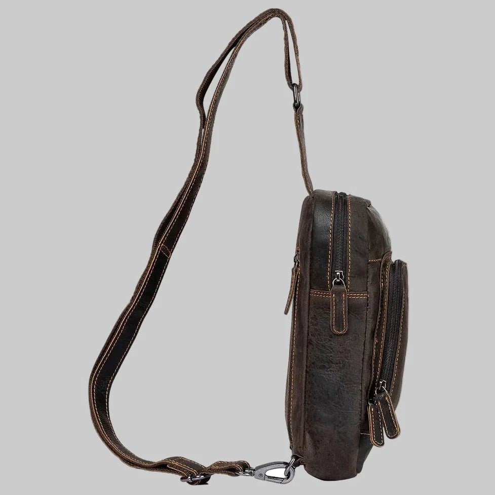 Greenwood Leather Hamilton Crossbody Bag Backpack