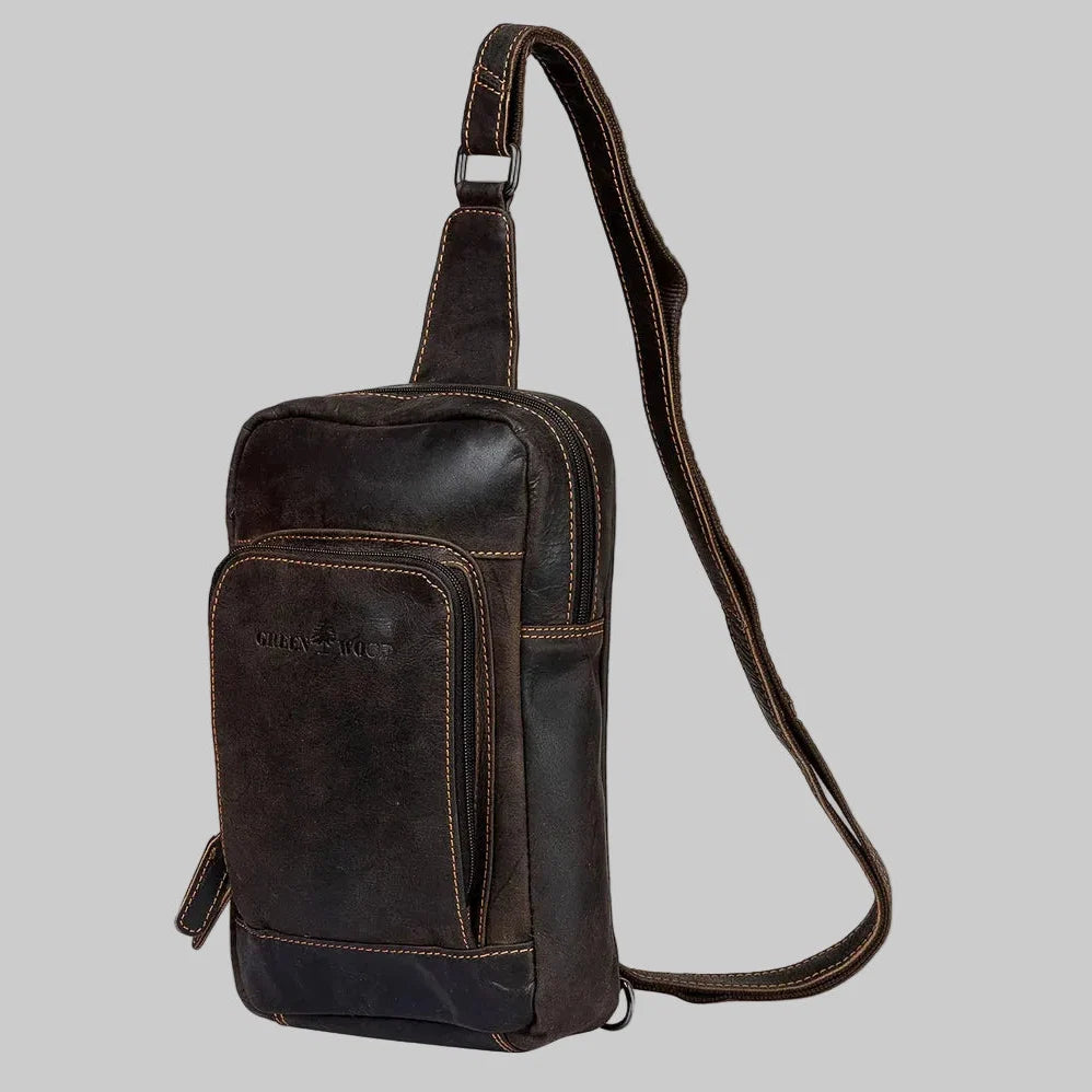 Greenwood Leather Hamilton Crossbody Bag Backpack