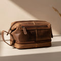 Greenwood Leather Travel Toiletry Bag