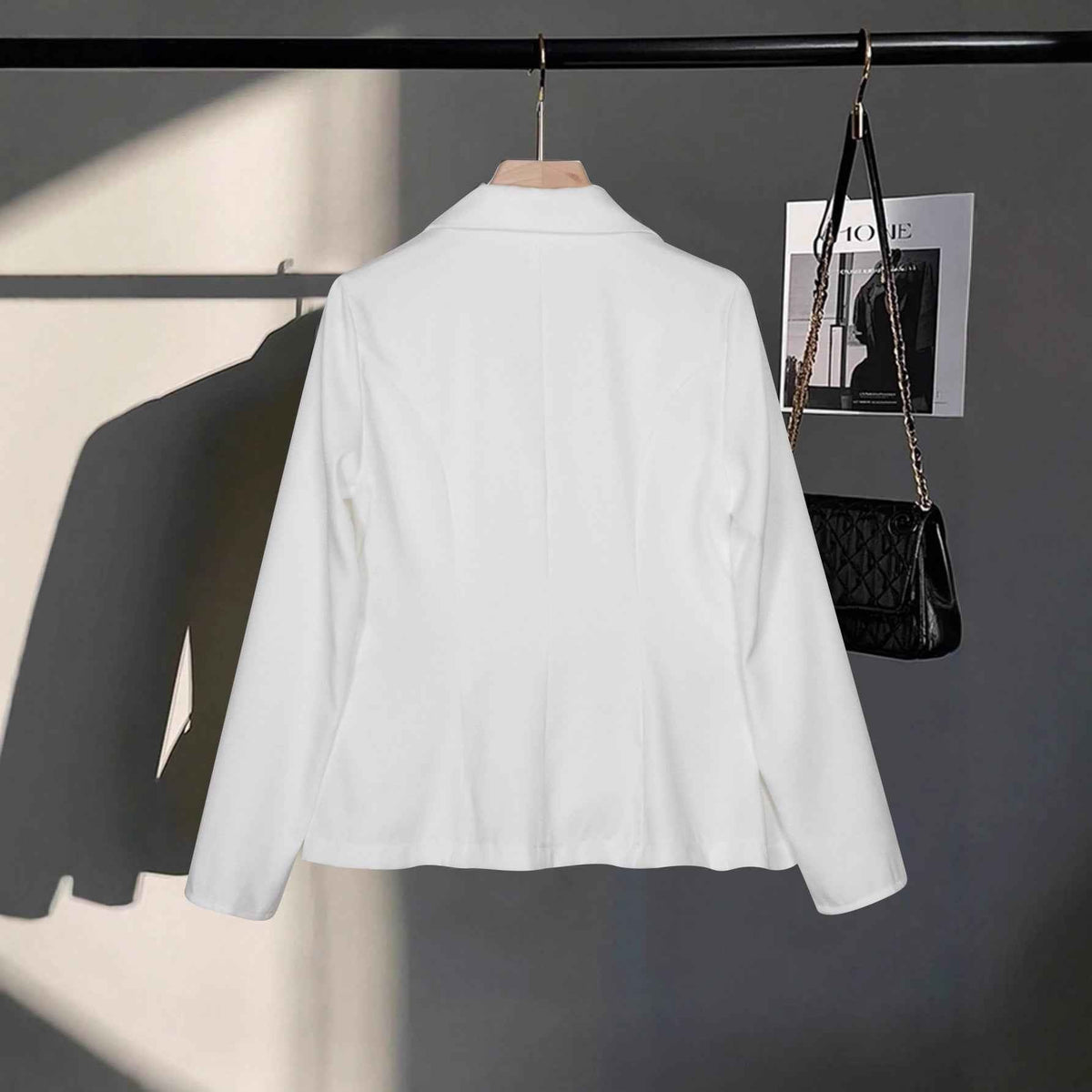 Women's High-End Double-Breasted Cropped Blazer