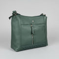 Greenwood Leather Elegant Crossbody Bag. Full-Grain Leather Shoulder Bag