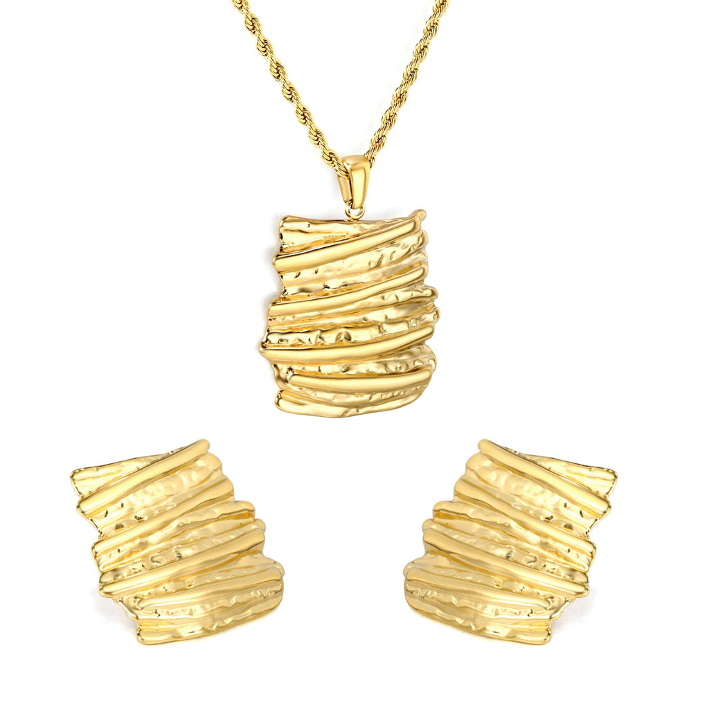 Bark Elegance Jewelry Set