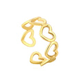 Heartfelt Hollow Ring
