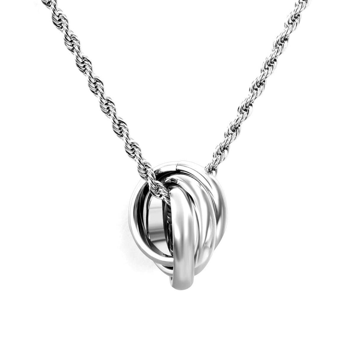 Twisted Mill Pendant Necklace