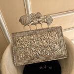 The MERAKI Silver Clutch