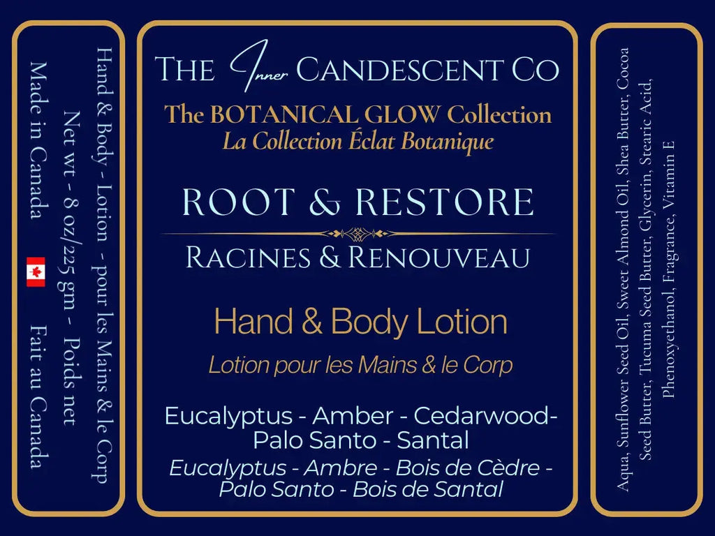 ROOT & RESTORE | Grounding botanical luxury hand and body lotion