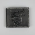 Men’s Steer Embossed Bifold Leather Wallet