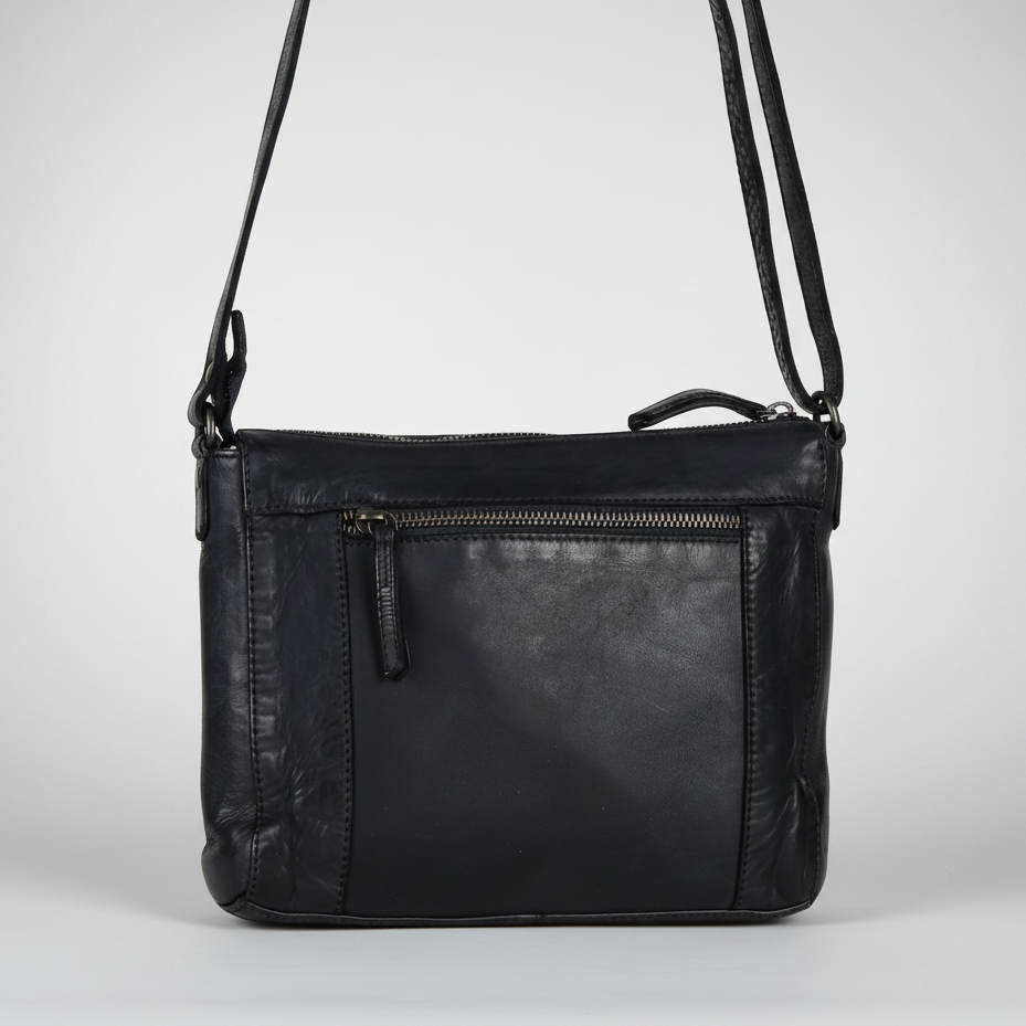 MET Crossbody Organizer Leather Bag