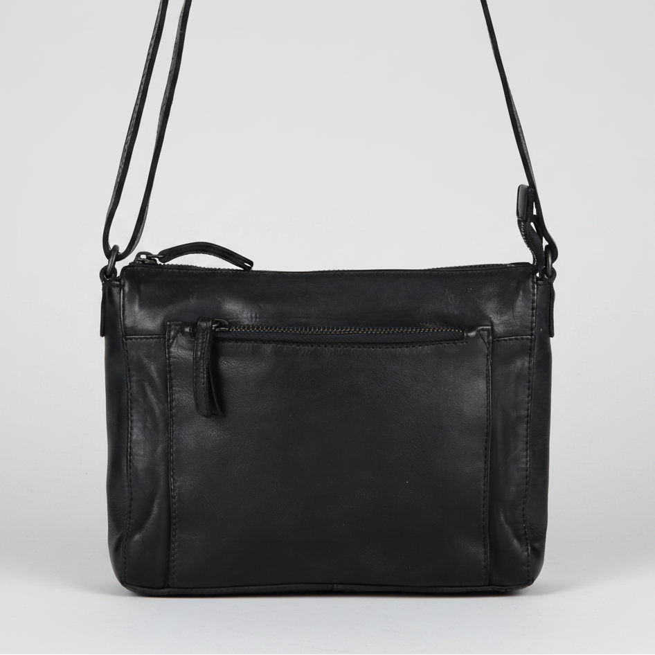 MET Crossbody Organizer Leather Bag