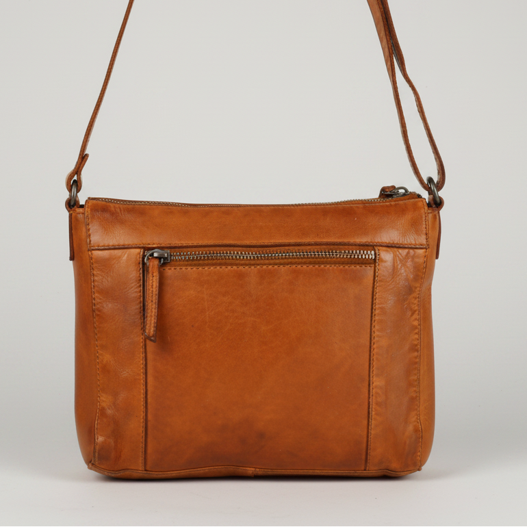 MET Crossbody Organizer Leather Bag