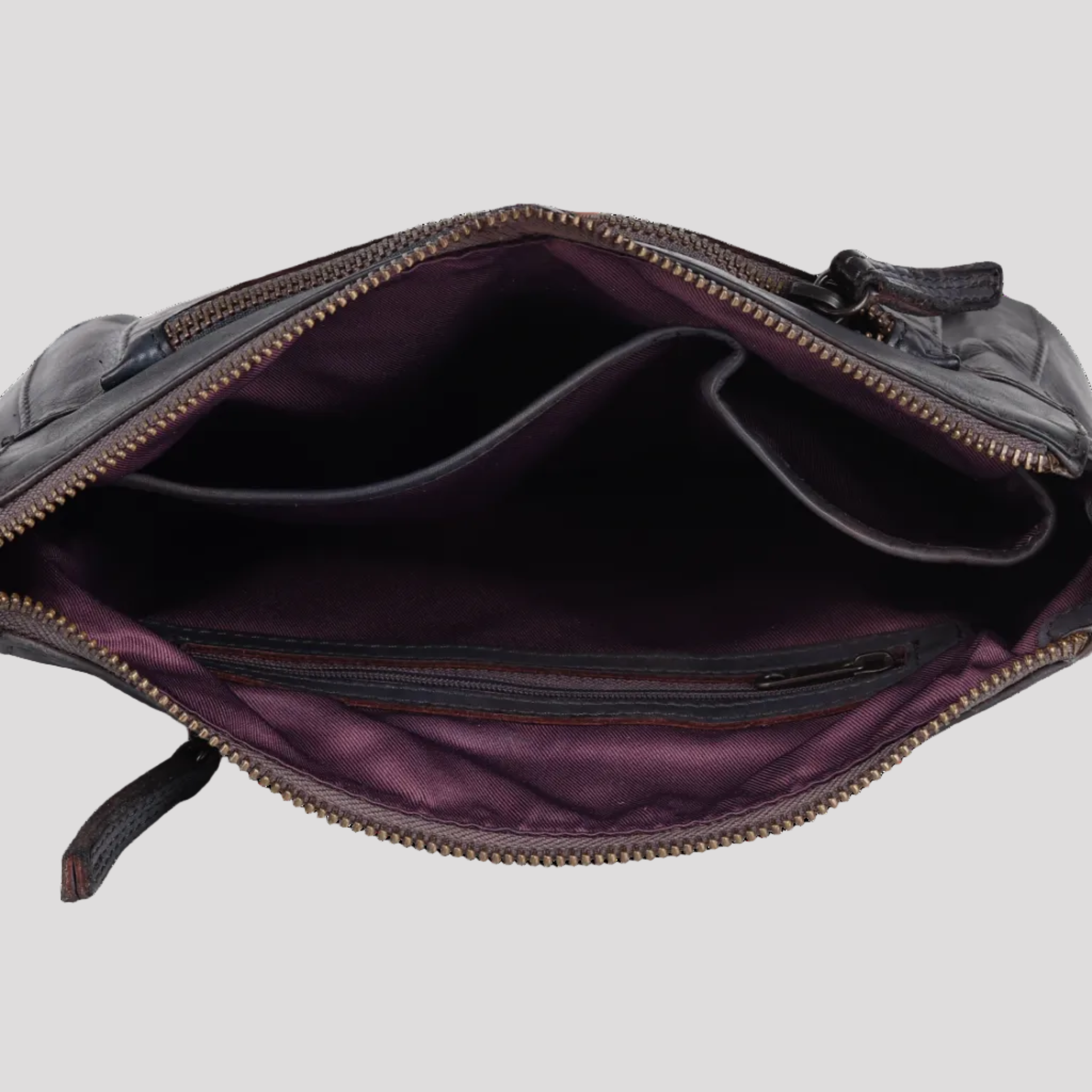 MET Crossbody Organizer Leather Bag