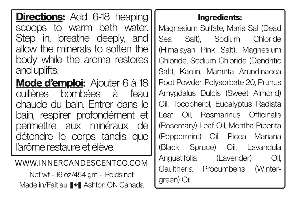 HARMONIC RECOVERY | Muscle recovery magnesium & mineral rich bath salts | Foot soaks