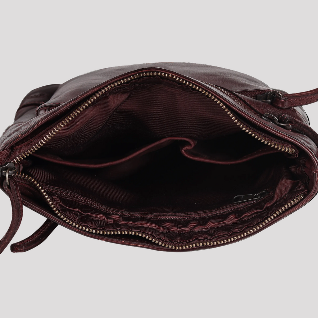 MET Leather Crossbody Bag
