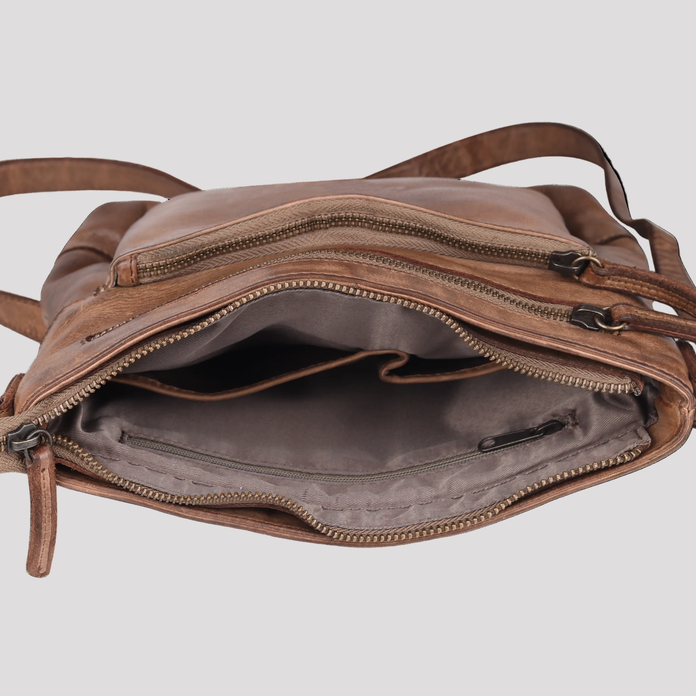 MET Leather Crossbody Bag