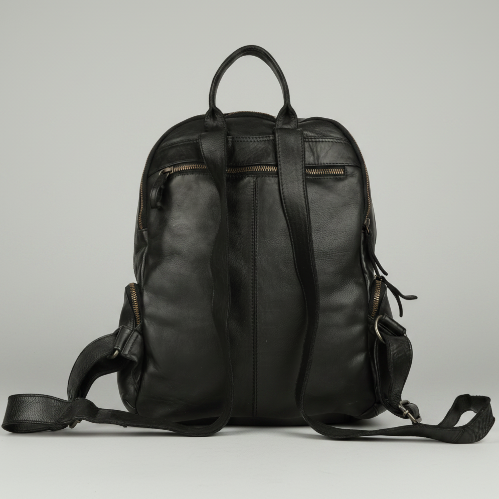 MET Premium Leather Backpack. Urban Rucksack