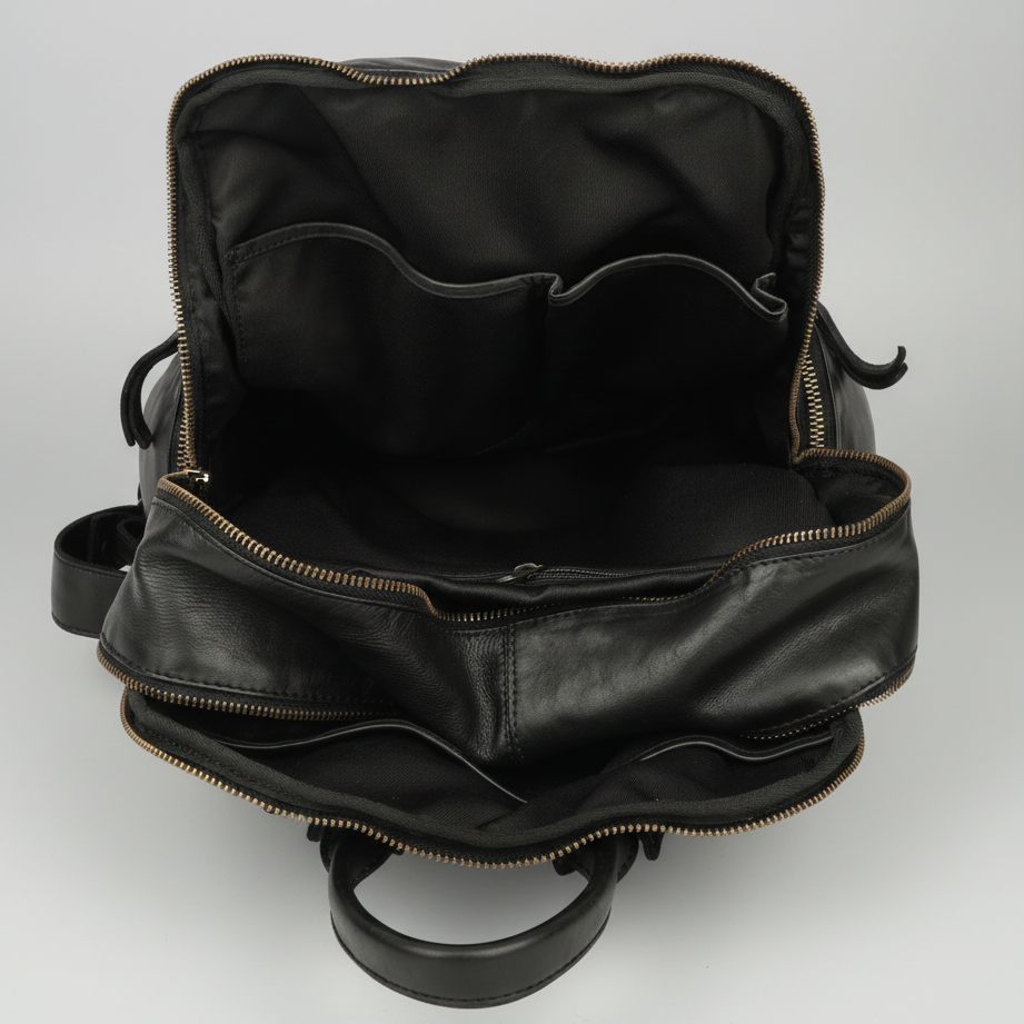 MET Premium Leather Backpack. Urban Rucksack