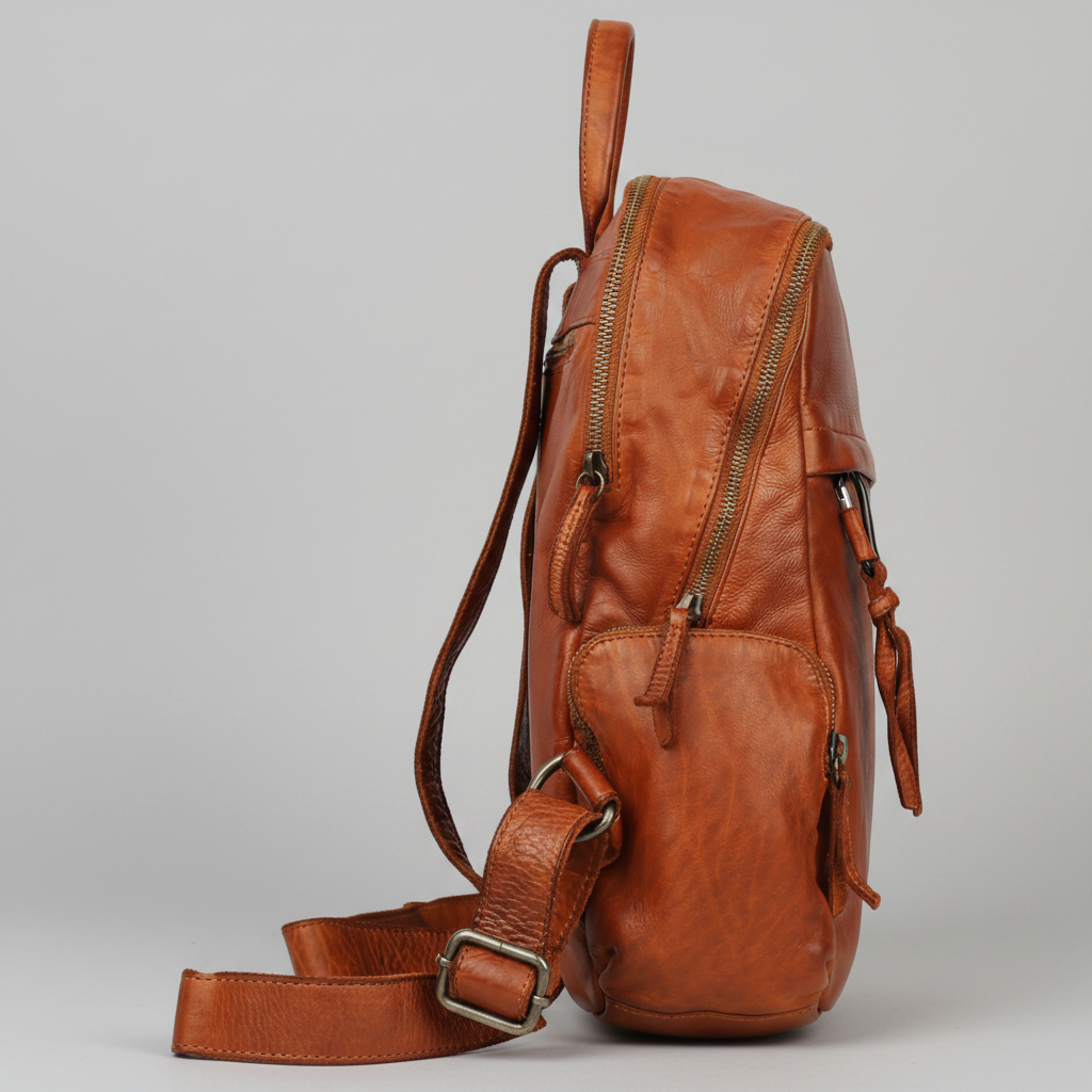 MET Premium Leather Backpack. Urban Rucksack