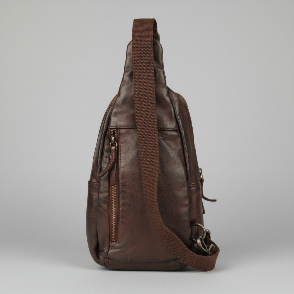 MET Off The Shoulder Leather Chest Bag Backpack