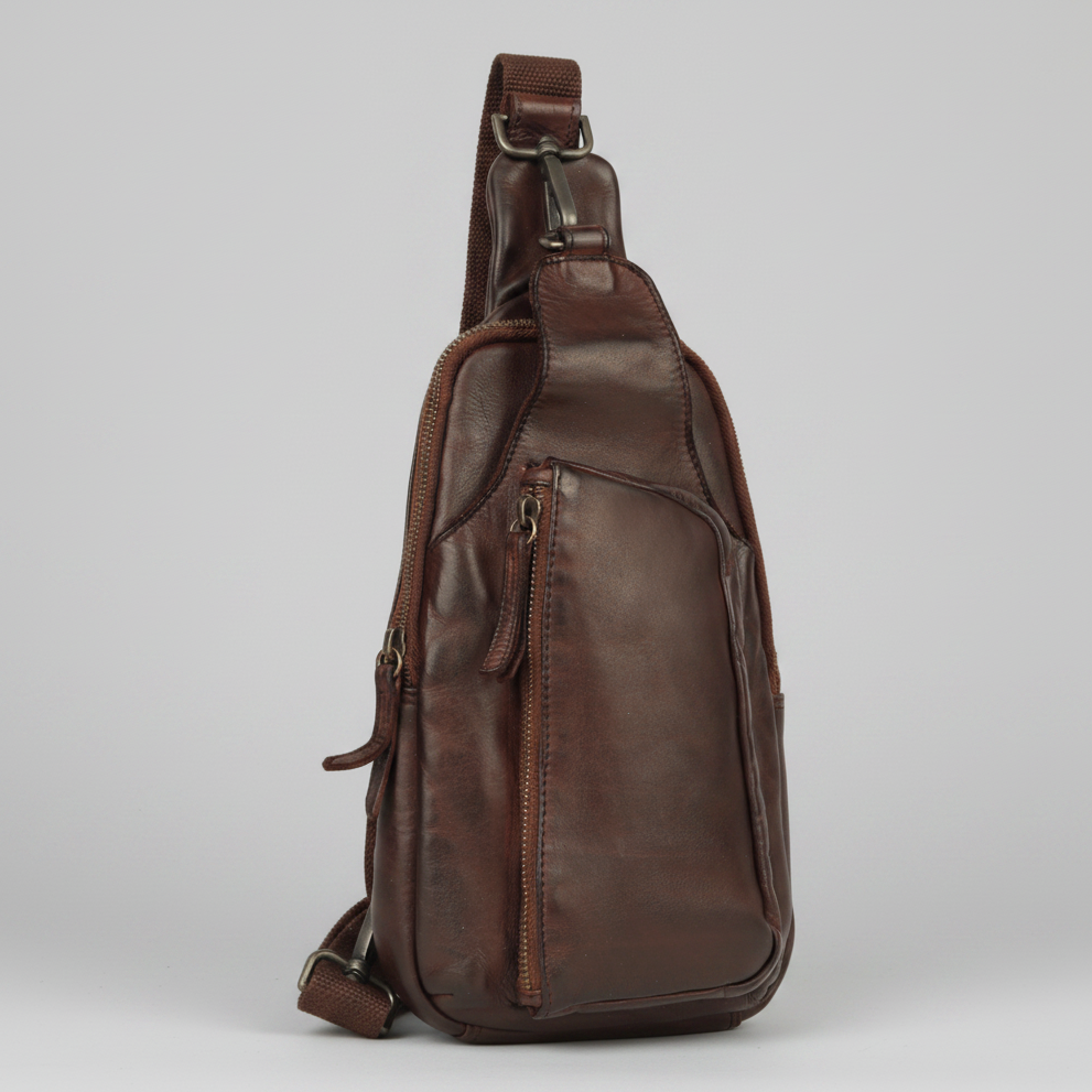MET Off The Shoulder Leather Chest Bag Backpack