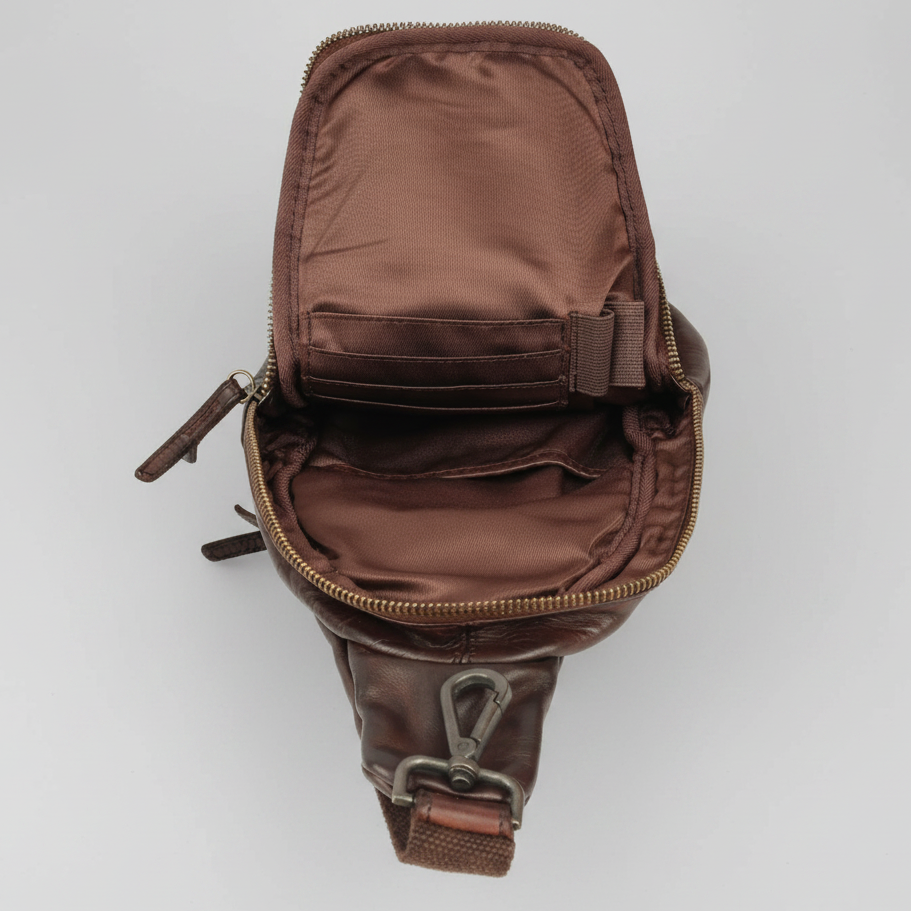 MET Off The Shoulder Leather Chest Bag Backpack