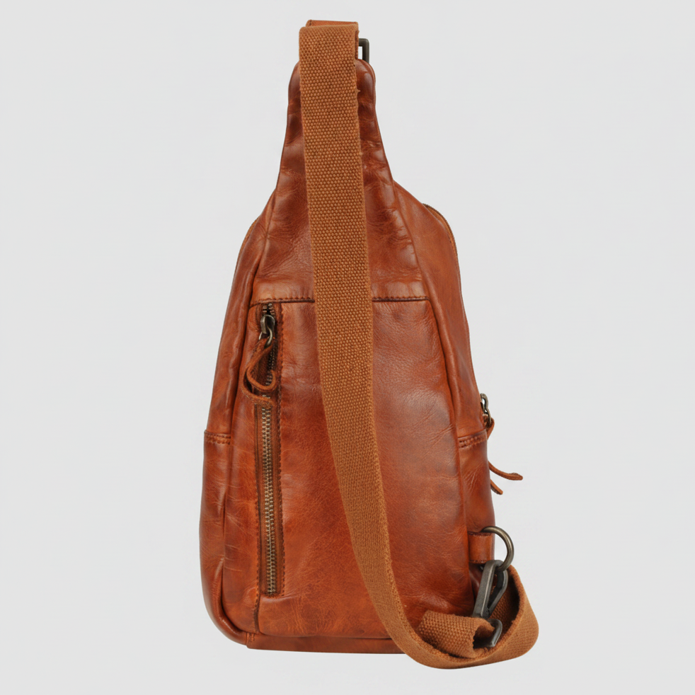 MET Off The Shoulder Leather Chest Bag Backpack