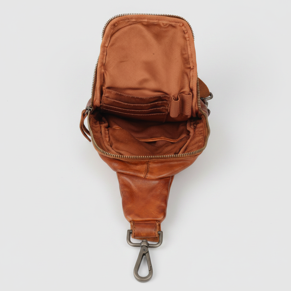 MET Off The Shoulder Leather Chest Bag Backpack