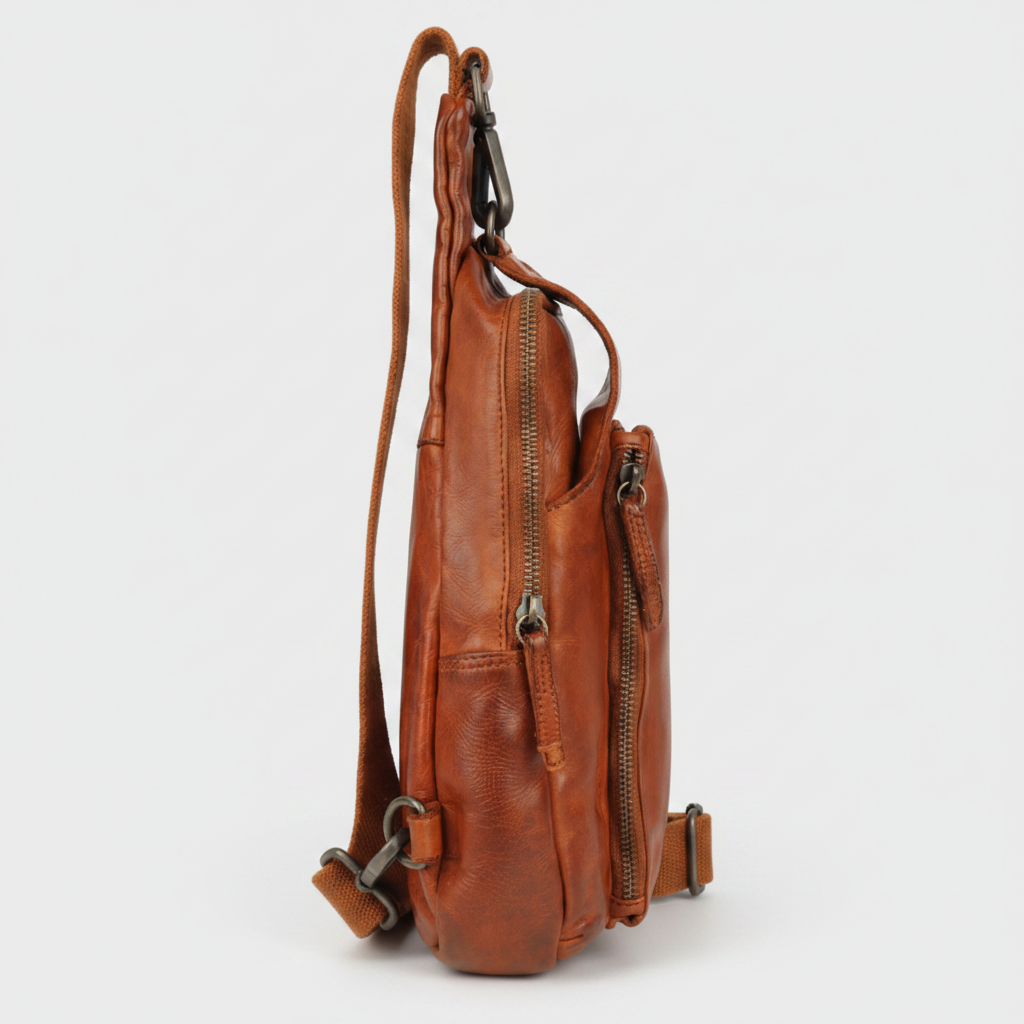 MET Off The Shoulder Leather Chest Bag Backpack