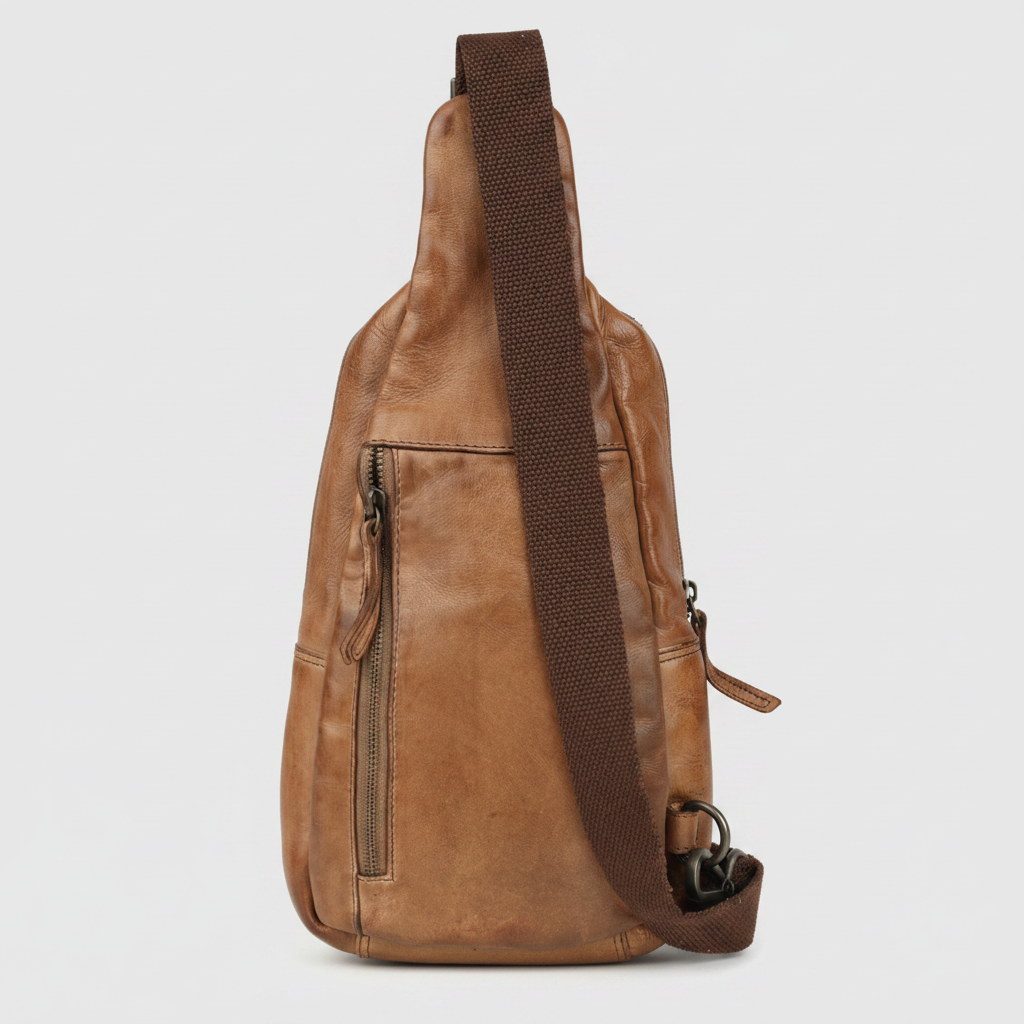 MET Off The Shoulder Leather Chest Bag Backpack