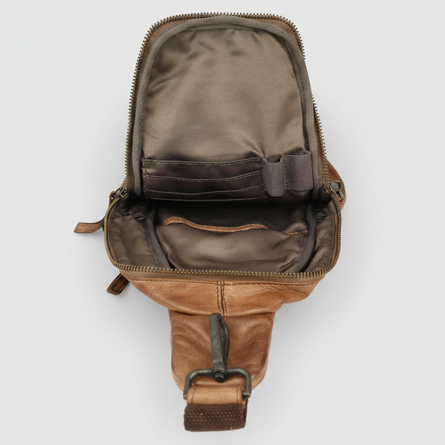 MET Off The Shoulder Leather Chest Bag Backpack