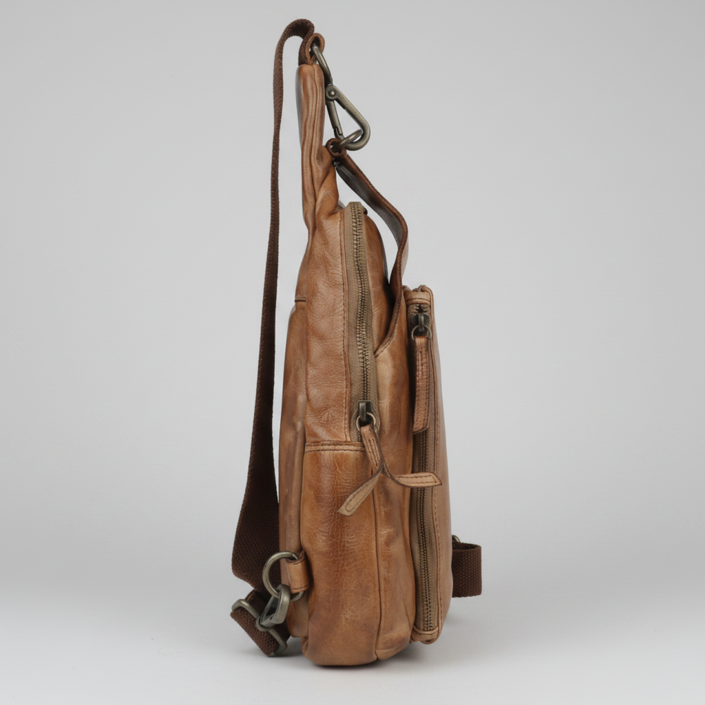 MET Off The Shoulder Leather Chest Bag Backpack