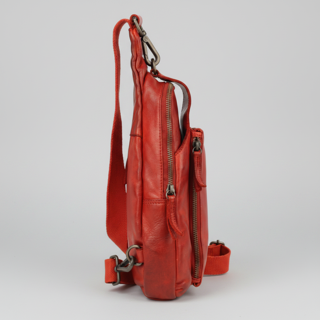 MET Off The Shoulder Leather Chest Bag Backpack