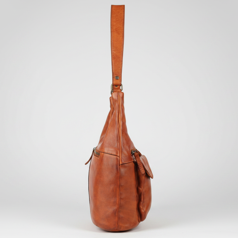 MET Premium Leather Shoulder Bag. Everyday Urban Hobo