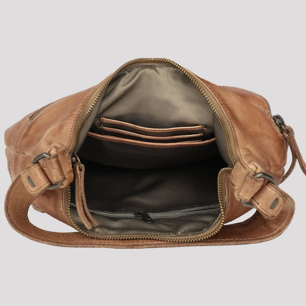 MET Premium Leather Shoulder Bag. Everyday Urban Hobo