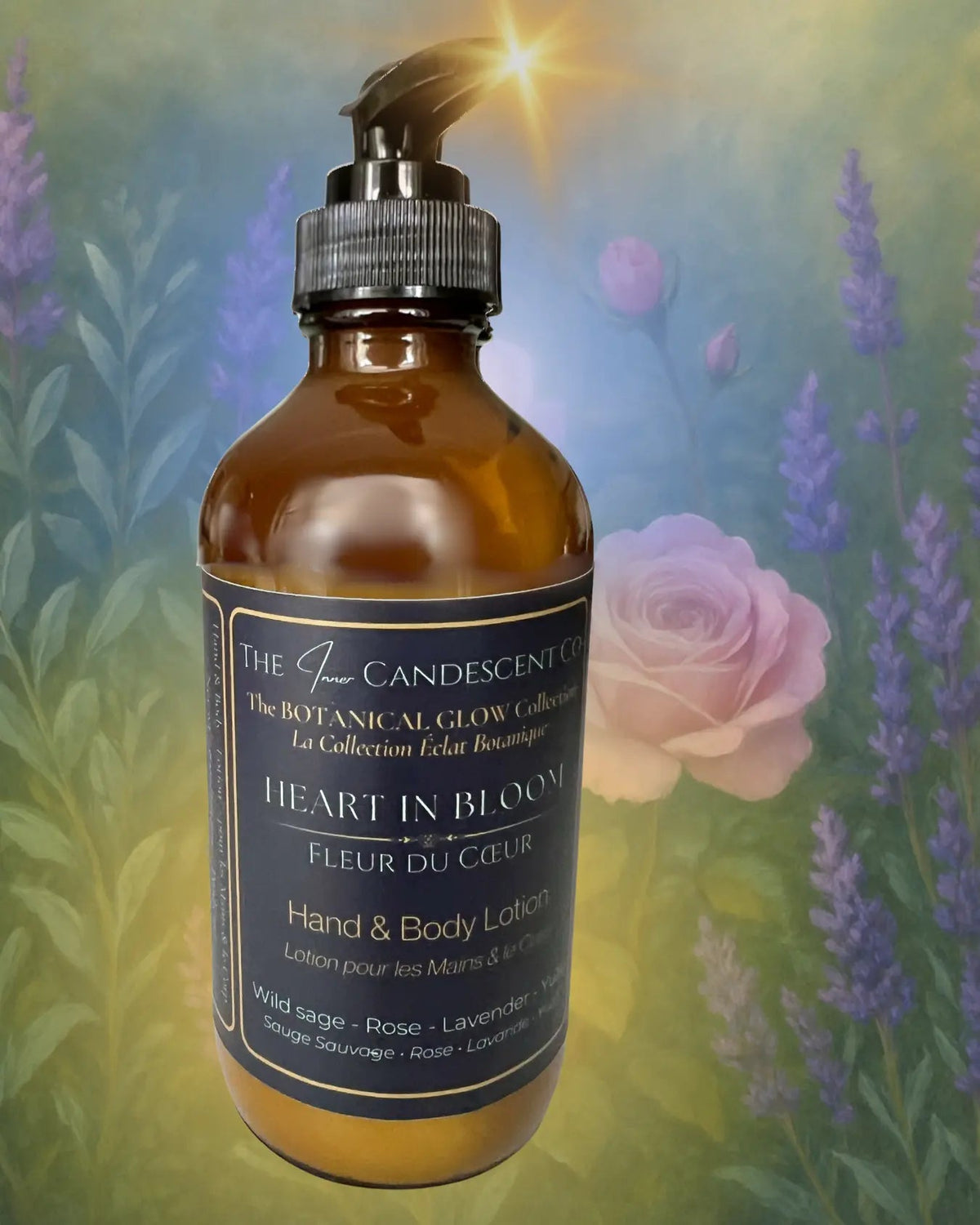 HEART IN BLOOM | Soft floral luxury hand and body lotion