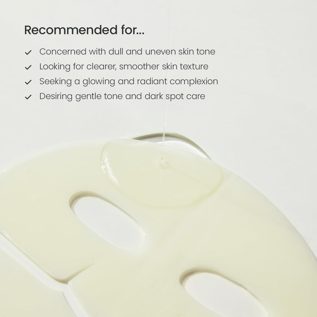 BIODANCE Radiant Vita Niacinamide Real Deep Mask, Hydrogel Mask, Tone Correction, Texture Refining, Radiant Glow, 3-in-1 Visible Care, Korean Skincare, 1.19oz(34g) x 4ea 🍁 All In One Marketplace Canada