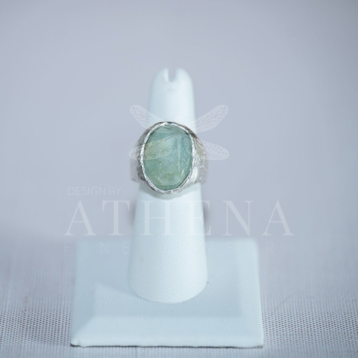 Seraphina’s Sea Ring — Ready-to-Ship Aquamarine Birthstone Ring