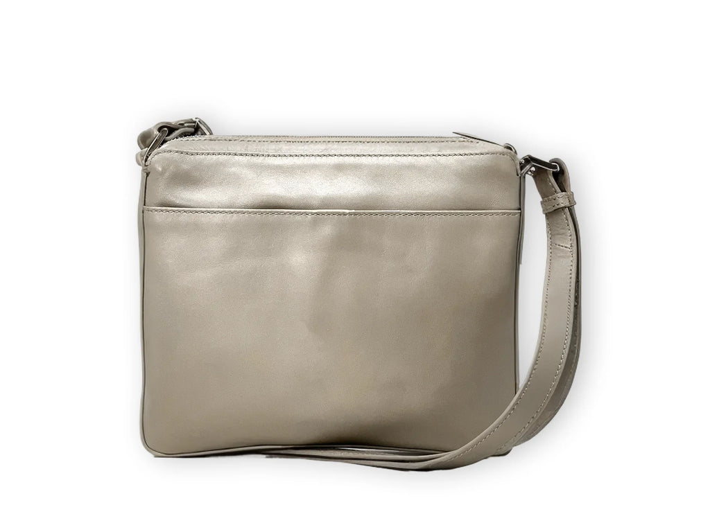 Sac à bandoulière "Crossbody" champagne | Gisèle petit