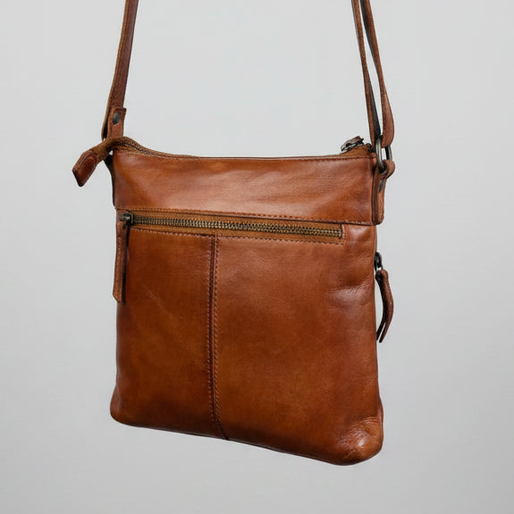 MET Women’s Genuine Leather Crossbody Bag. High-Quality Flower Embossed Floral Purse