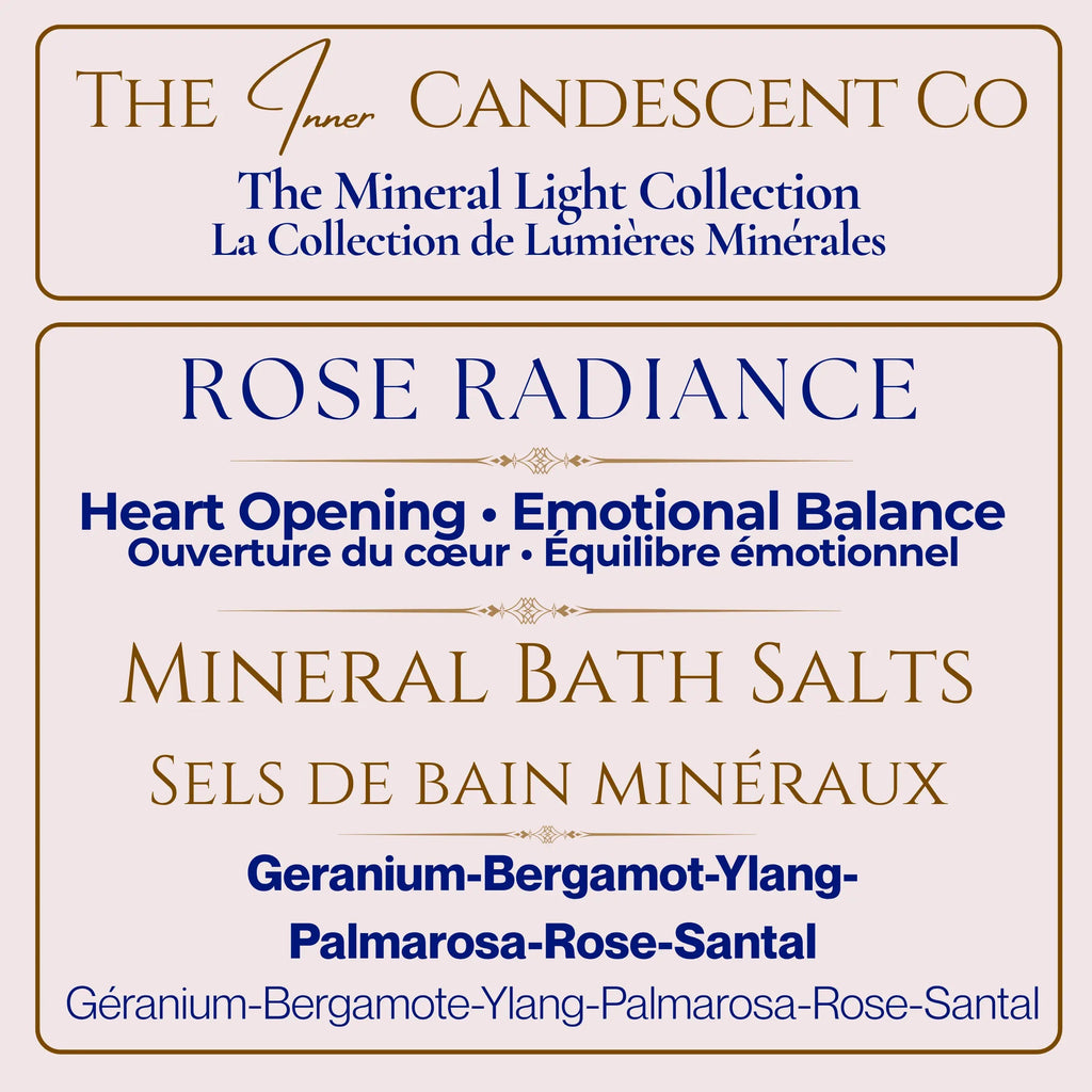 ROSE RADIANCE | Floral magnesium & mineral rich bath salts | Foot soaks