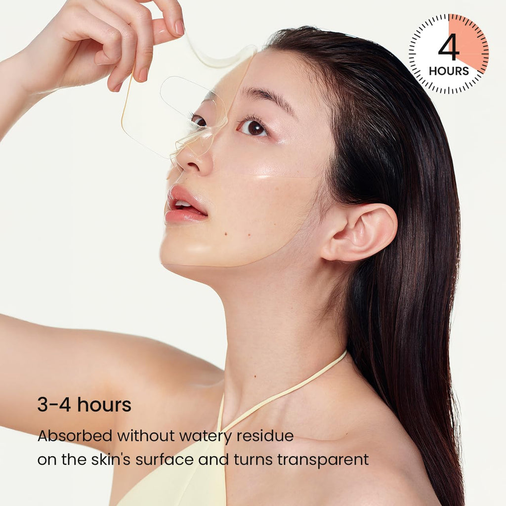 BIODANCE Radiant Vita Niacinamide Real Deep Mask, Hydrogel Mask, Tone Correction, Texture Refining, Radiant Glow, 3-in-1 Visible Care, Korean Skincare, 1.19oz(34g) x 4ea 🍁 All In One Marketplace Canada