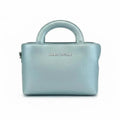 Sac à main en cuir, deux en un, Bleu céleste | Clarence