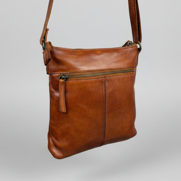 MET Women’s Genuine Leather Crossbody Bag. High-Quality Flower Embossed Floral Purse