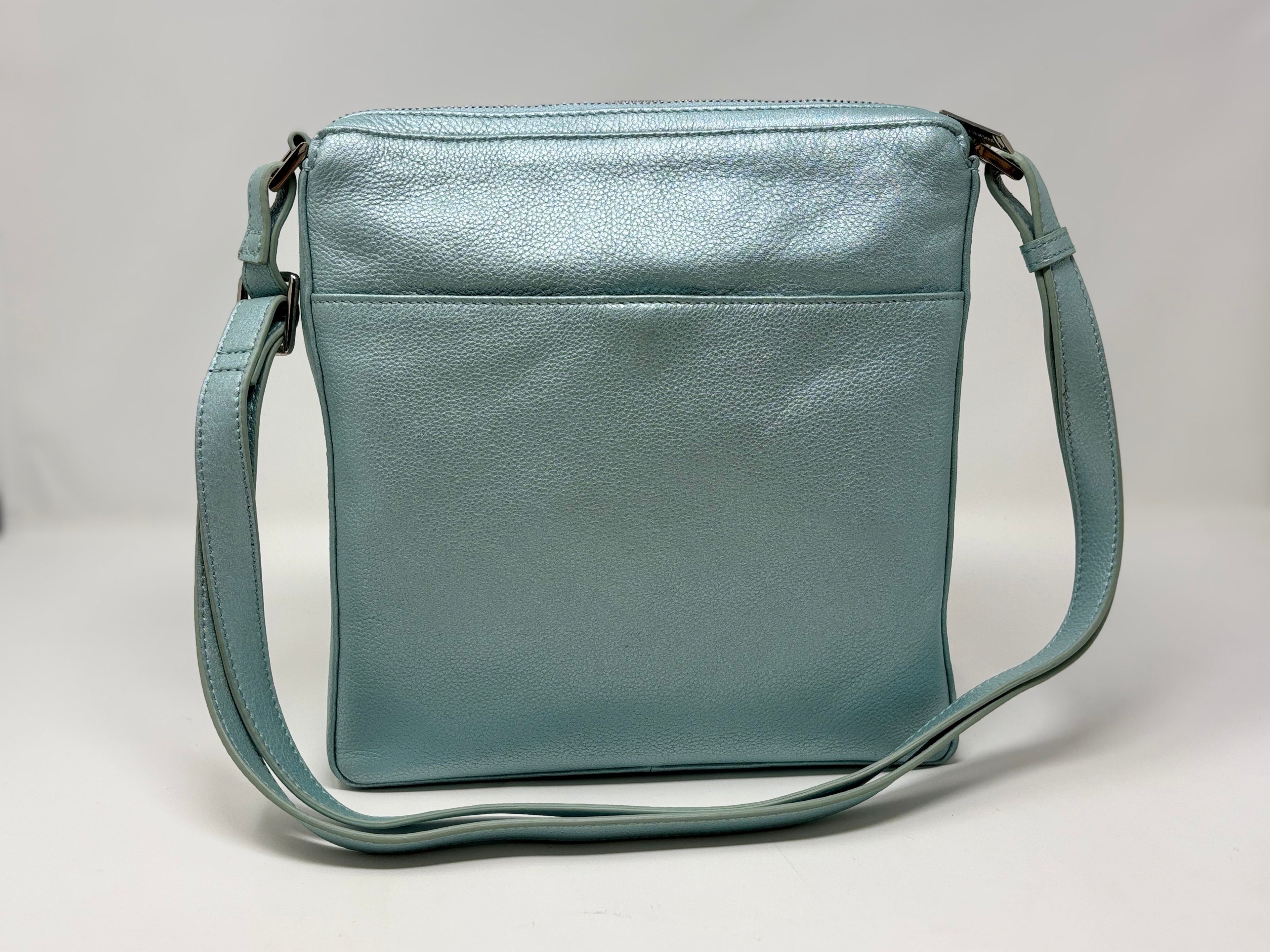 Sac à bandoulière bleu céleste | Gisèle petit