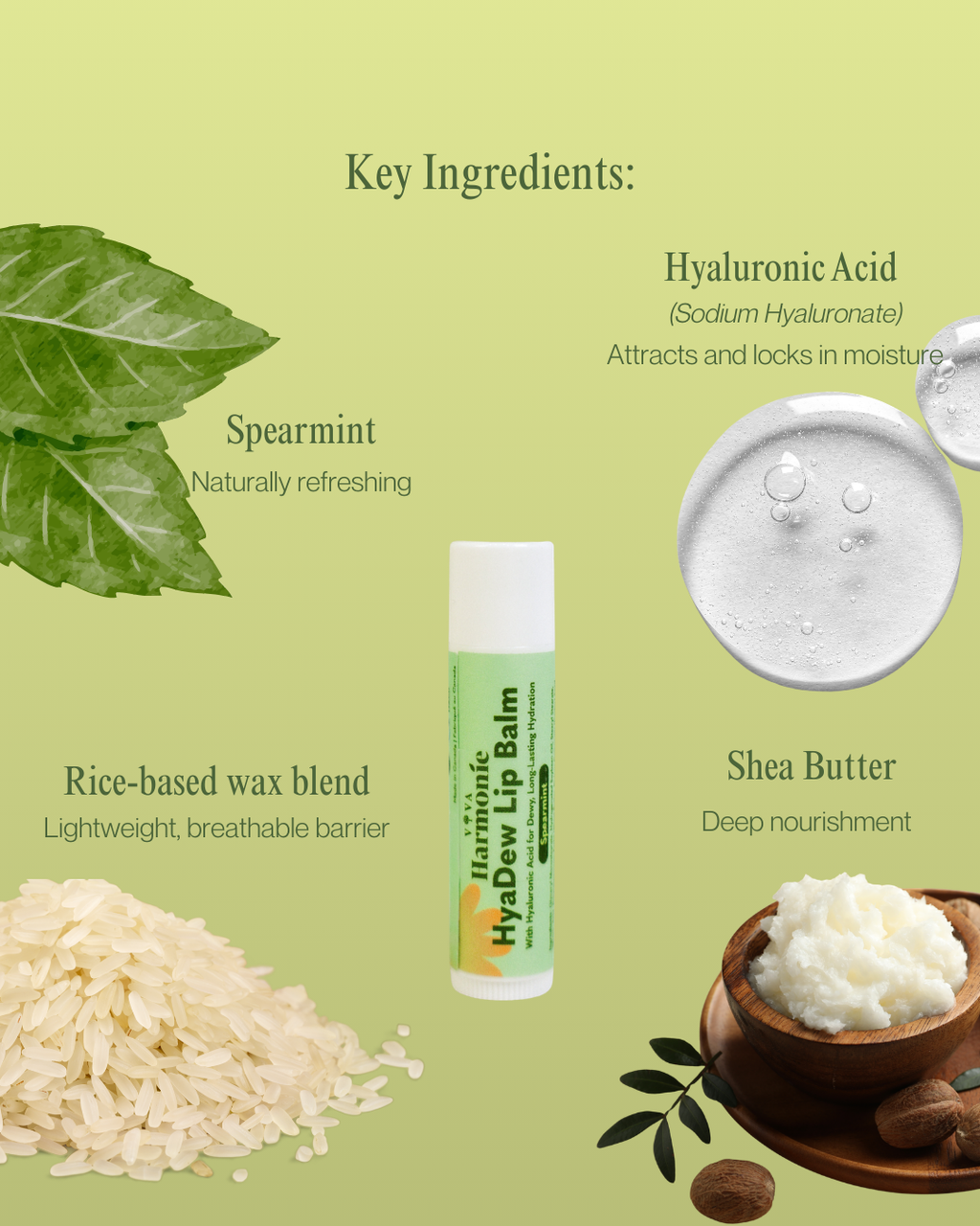 HyaDew Lip Balm (Spearmint)